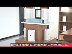 Panel Sandwich ruang bersih PU/EPS/MGO/RockWool dengan Tahan Api/Kedap Suara/Ringan untuk Ruang Bersih